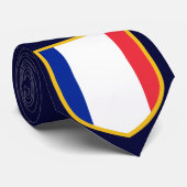 Cravate Beau drapeau de la France (Roulé)
