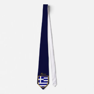 Cravate Beau drapeau de la Grèce
