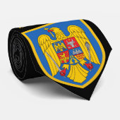 Cravate Beau drapeau de la Roumanie (Roulé)
