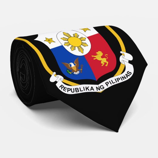 Cravate Beau drapeau de Philippines (Roulé)