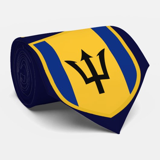 Cravate Beau drapeau des Barbade (Roulé)