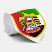 Cravate Beau drapeau des EAU - Emirats Arabes Unis (Roulé)