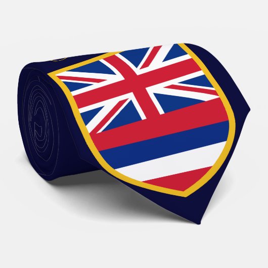 Cravate Beau drapeau d'Hawaï (Roulé)