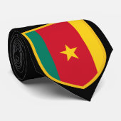 Cravate Beau drapeau du Cameroun (Roulé)