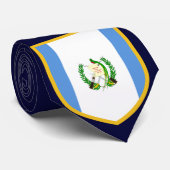 Cravate Beau drapeau du Guatemala (Roulé)