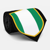 Cravate Beau drapeau du Nigéria (Roulé)