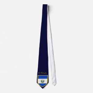 Cravate Beau drapeau du Salvador