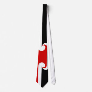 Cravate Beau drapeau maori