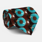 Cravate Beau été Blue Skeezer Motif Design (Roulé)