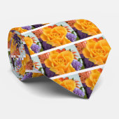 CRAVATE BEAU FLORAL (Roulé)