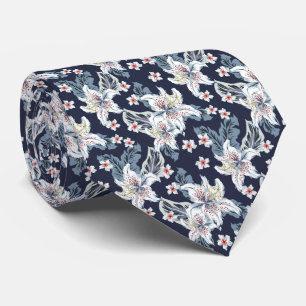 Cravate Beau motif à fleurs élégant