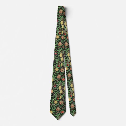 Cravate Beau motif de fruits de William Morris (Devant)