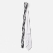 Cravate Beau paon blanc (Dos)