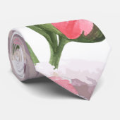 Cravate Beau Rose (Roulé)