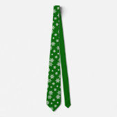 Cravate Beau Snowflake Motif Noël (Devant)