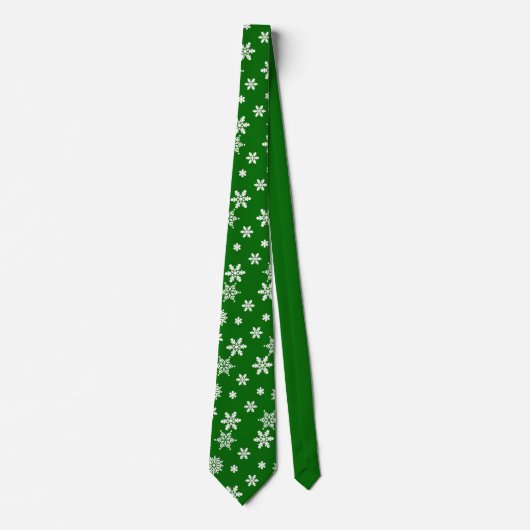 Cravate Beau Snowflake Motif Noël (Devant)