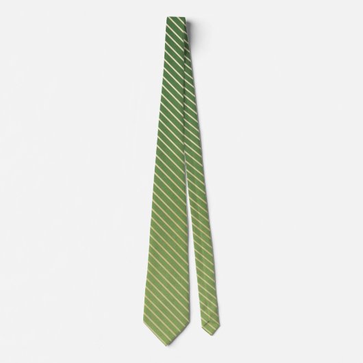 Cravate Beau Vert-Or Élégant (Devant)