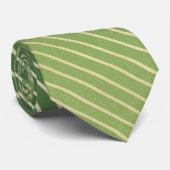 Cravate Beau Vert-Or Élégant (Roulé)