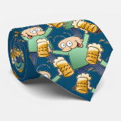 Cravate Beaucoup De Bière Bière Dessin Sur Arrière - plan (Roulé)