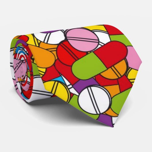 Cravate Beaucoup de pilules (Roulé)