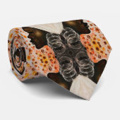 Cravate Beauté africaine - Peinture aquarelle - (Roulé)