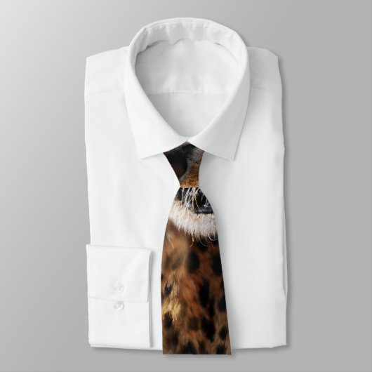 Cravate Beauté de guépard avec les crocs (Attaché)