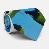 Cravate Beauté de Rose blanche (Roulé)