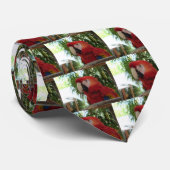 Cravate Beauté du perroquet rouge (Roulé)