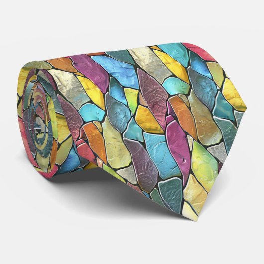 Cravate Beauté en verre coloré (Roulé)