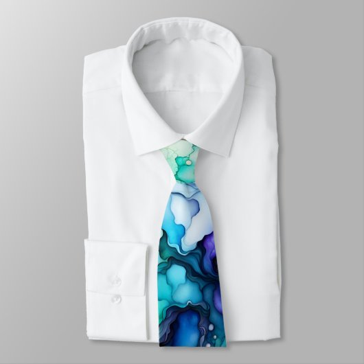 Cravate Beautiful and Abstract Pastel Art Neck Tie (Attaché)