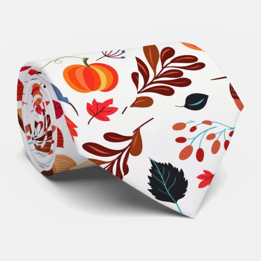 Cravate Beautiful Autumn Pattern - (Roulé)