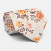 Cravate Beautiful Christmas Gift For Husband Rose (Roulé)