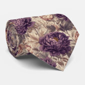 Cravate Beautiful Dads Day Gifts Peonies Floral (Roulé)