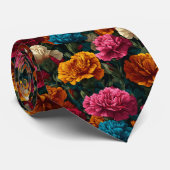 Cravate Beautiful Gifts For Dad Carnation Floral (Roulé)