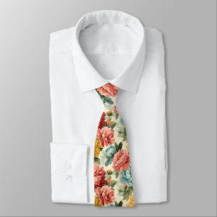 Cravate Beaux Cadeaux D'anniversaire Pour Mari Peonies