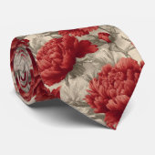 Cravate Beaux cadeaux de Saint-Valentin pour lui fleurs de (Roulé)