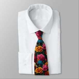 Cravate Beaux Cadeaux Pour Papa Carnation Florale