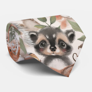 Cravate Bébé Animaux Motif sans couture