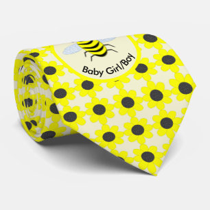Cravate Bébé jaune mignon abeille Genre Révéler Neutre Per