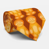 Cravate Bébé orange de gelée (Roulé)