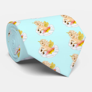 Cravate Bébé Rainbow Unicorn