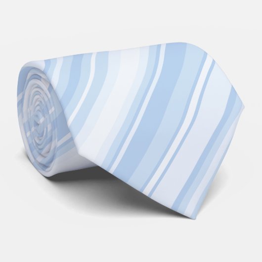 Cravate Bébé rayures bleues (Roulé)