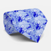 Cravate Bébé Respiration & Rose - Bleu pâle (Roulé)