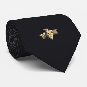 Cravate Bee - abeille - black - noir