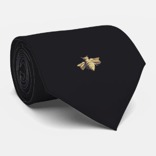Cravate Bee - Abeille - noir - noir
