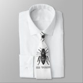 Cravate Bee Worker Honey Black Bumblebee (Attaché)