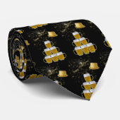 Cravate Beerfest Necktie du Nouvel An (Roulé)