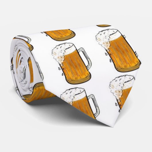 Cravate Beermug1-Tie (Roulé)