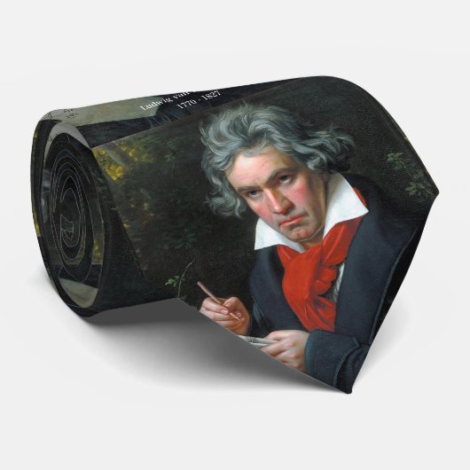 Cravate Beethoven ク イ (Roulé)