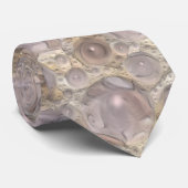 Cravate beige bulle (Roulé)